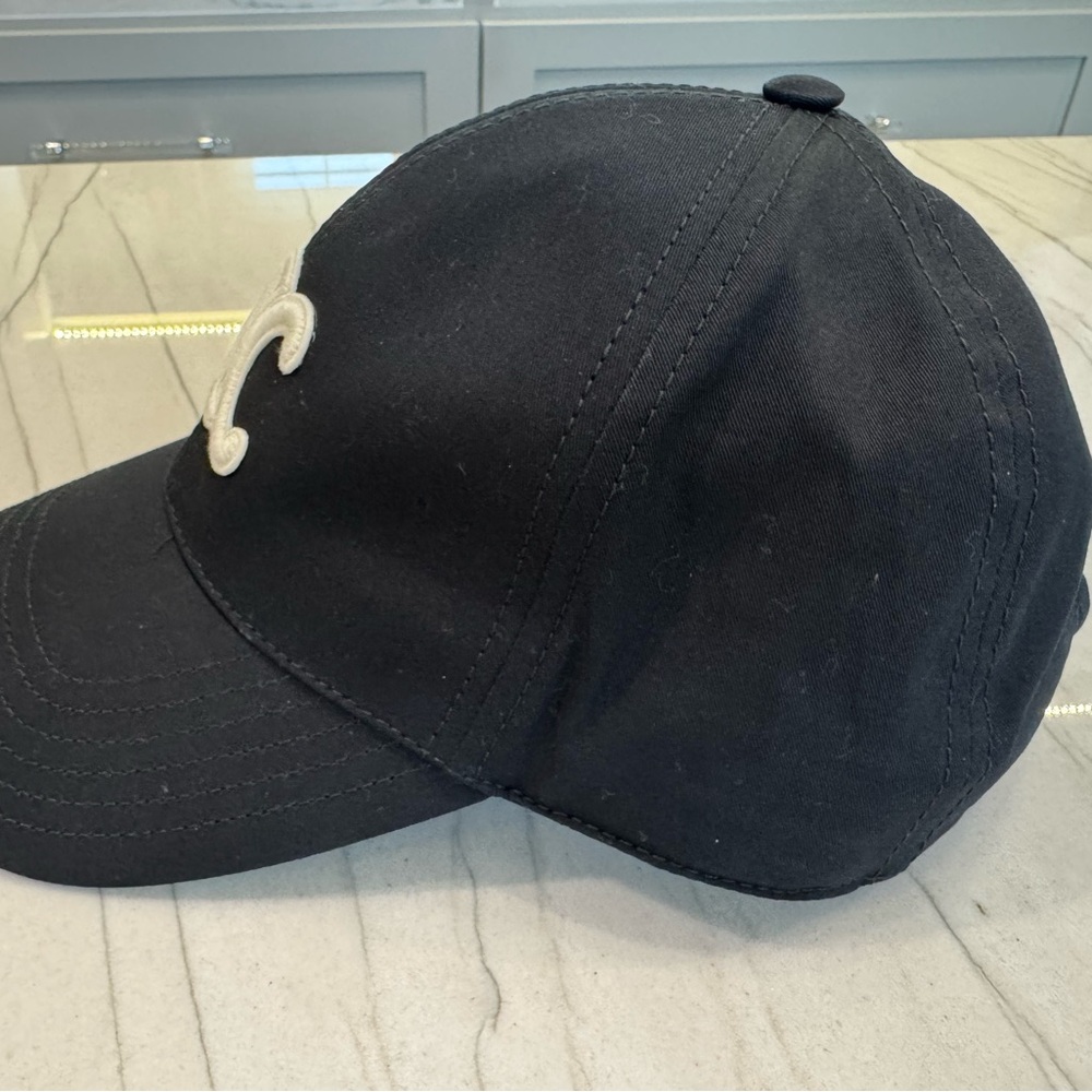 Black Triomphe Baseball Cap - Picture 3 of 5